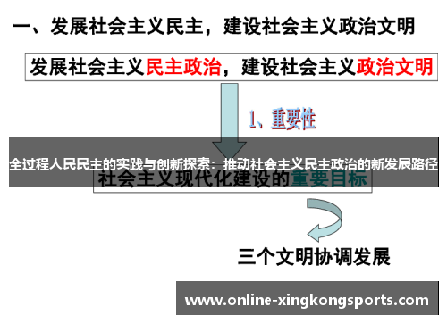 全过程人民民主的实践与创新探索：推动社会主义民主政治的新发展路径