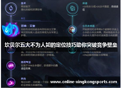 坎贝尔五大不为人知的定位技巧助你突破竞争壁垒